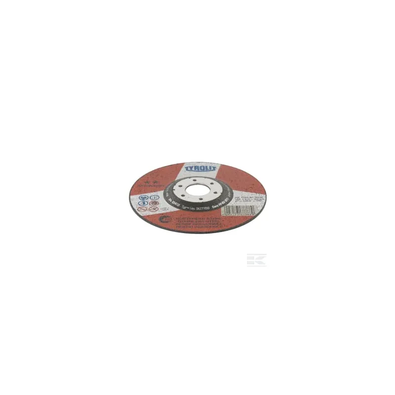 Disque de coupe 125x2 en acier inoxydable