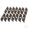Jeu de lames de scarificateur, 16 pièces