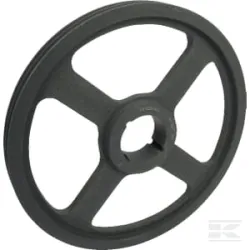 Poulie pour courroie trapézoïdale 2 rainures Z ou SPZ diamètre 359 mm pour douille taperlock 2012 Kramp