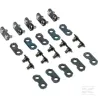 Kit attache rapide x10 3/8" St 1,5mm