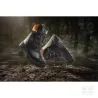Bottes forestières anti-coupure 44, noir/orange, Eco Hunter basic, Luprifex