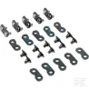 Kit attache rapide x10 3/8" St 1,6mm