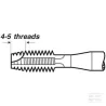 Taraud de machine HSS B M20
