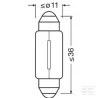 Ampoule 6438 C10W 12V SV8.5-8 UNV1