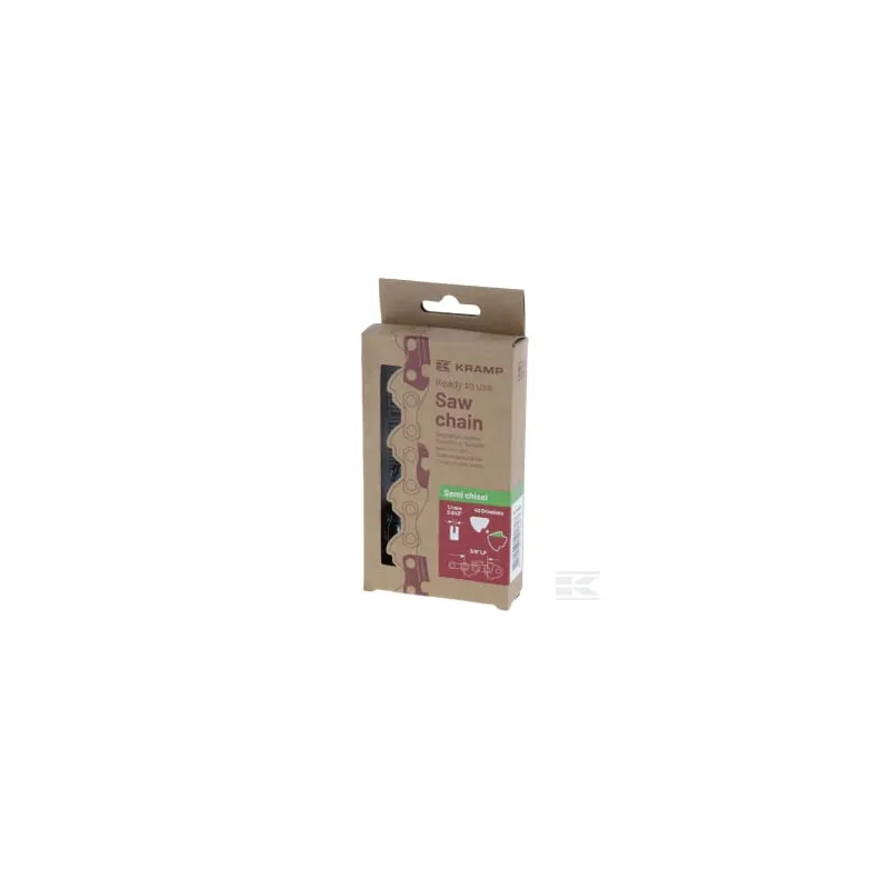 Chaîne de tronçonneuse 3/8" 1,1 mm 40 DL semi-chisel,Kramp Efficacité