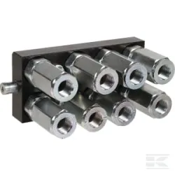 Raccord multiple DN12-8 x 1/2" BSPP prise amovible