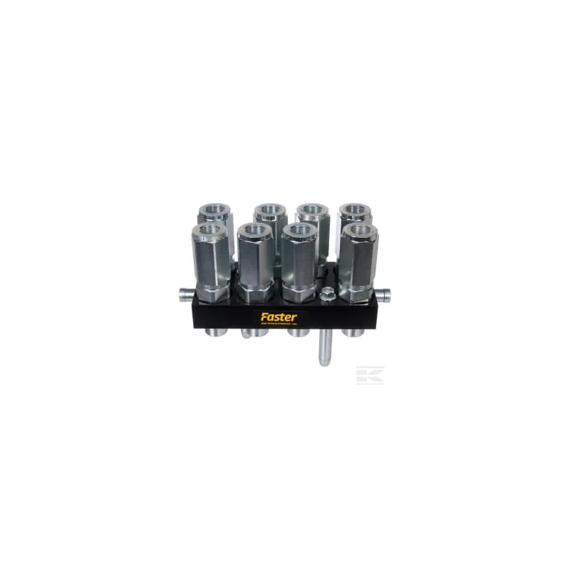 Raccord multiple DN12-8 x 1/2" BSPP prise amovible