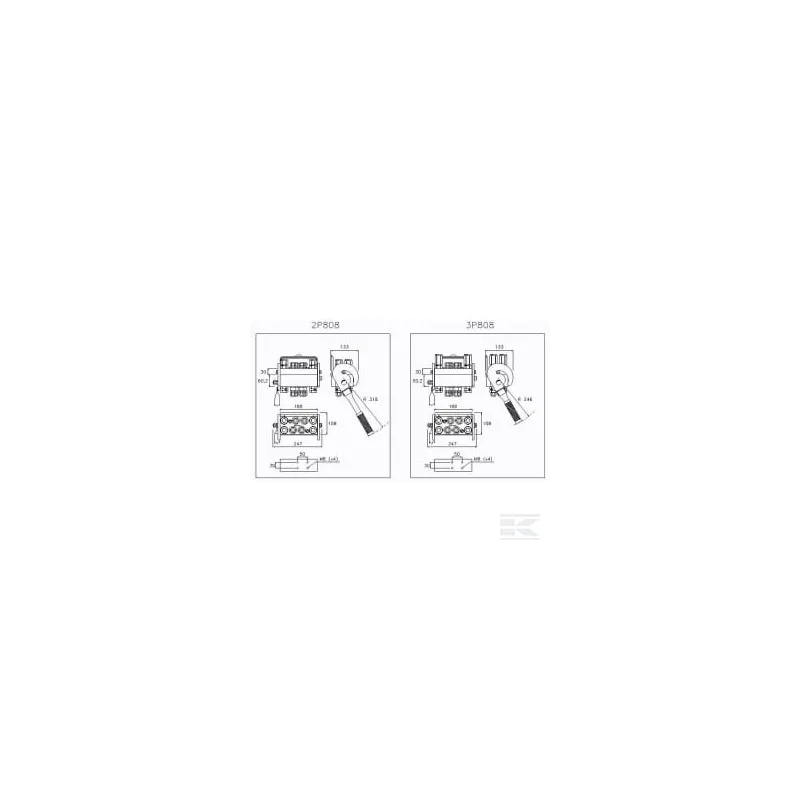 Raccord multiple DN12-8 x 1/2" BSPP prise amovible