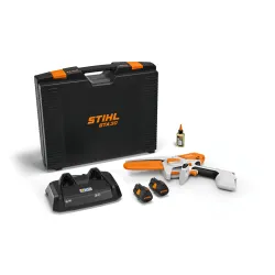 Scie à main GTA 30 STIHL - Pack 2 batteries AS 2 et 1 chargeur