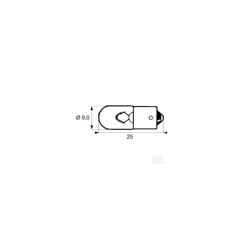 Ampoule 64111 5W 12V BA9S UNV1