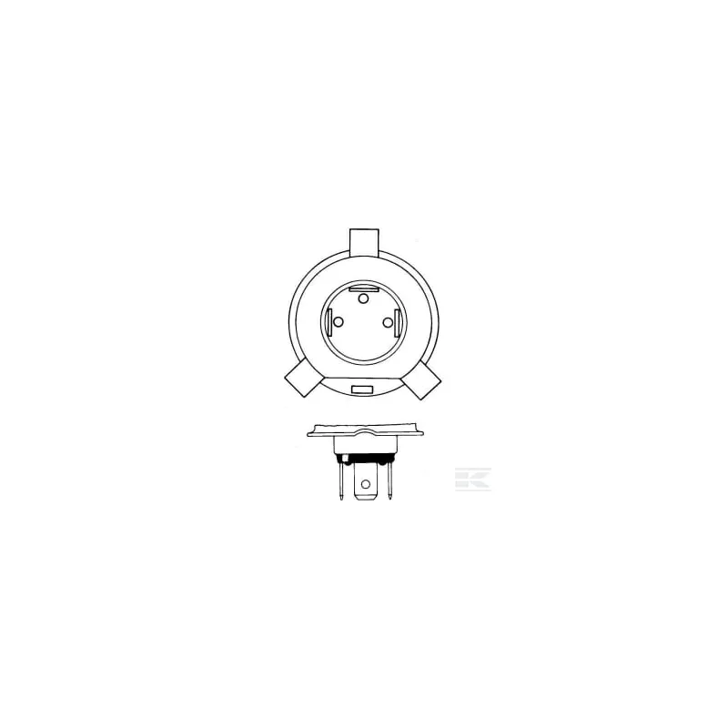 Ampoule 64196TSP H4 75/70W 24V P43T FS1