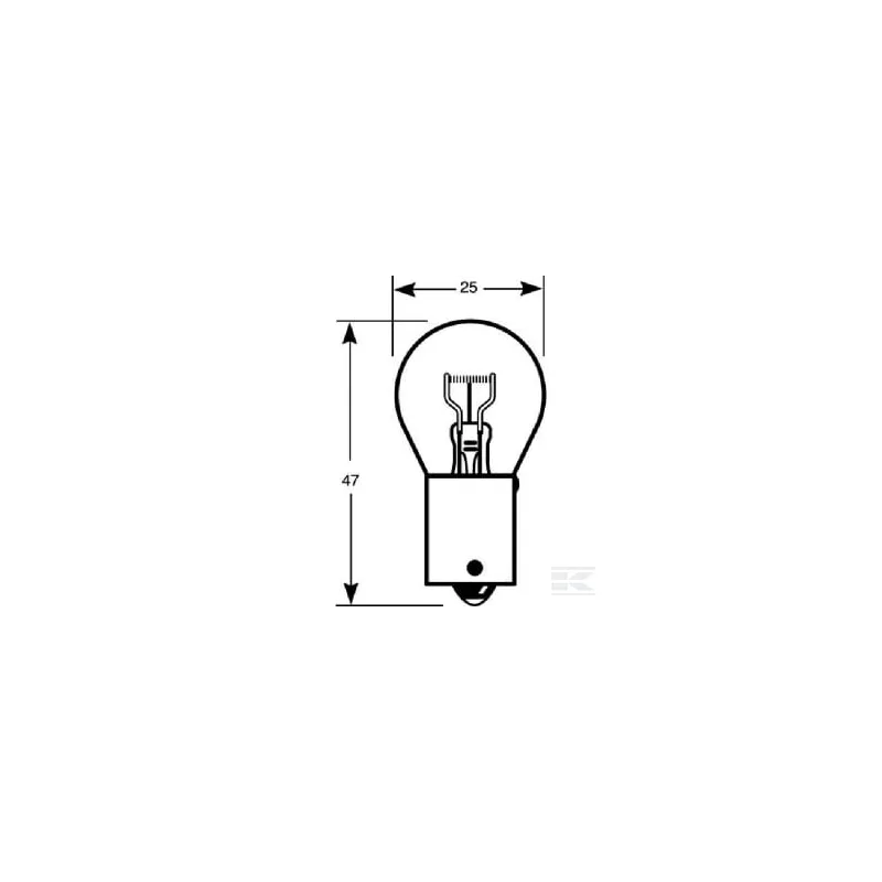 Ampoule 5009NA RY10W 12V BAU15S UNV1
