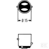 Ampoule 7528 P21/5W 12V BAY15D UNV1s
