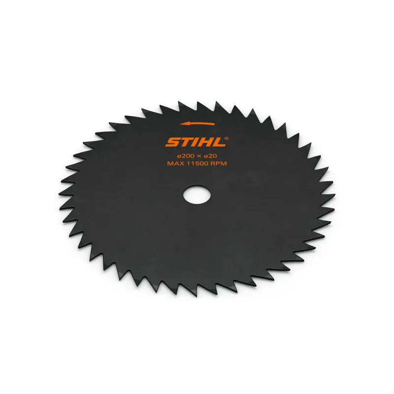 Scie circulaire dents pointues Ø 200 mm / Alésage 25,4 mm