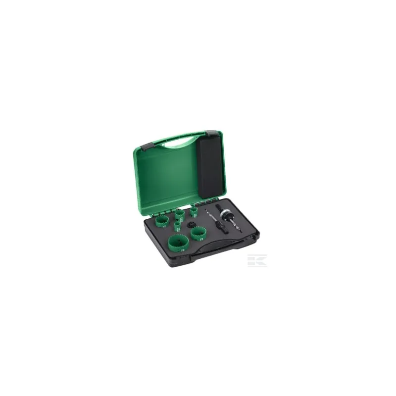 Kit de scie cloche 9 pièces