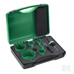 Kit de scies cloches pour électriciens 9 pièces