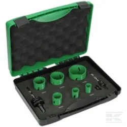 Ensemble de scies cloches pour électricien