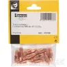 10 tubes contacts alu m8 - ø