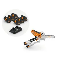 Scie à batterie GTA 40 – Pack 6 batteries et chargeur STIHL