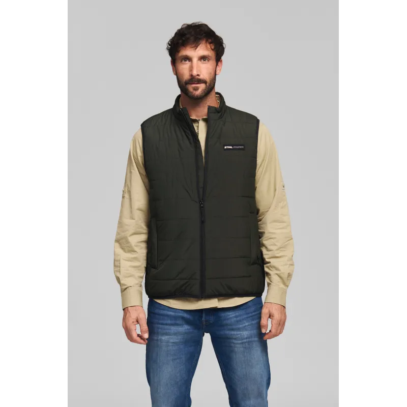 Veste sans manches CASUAL verte