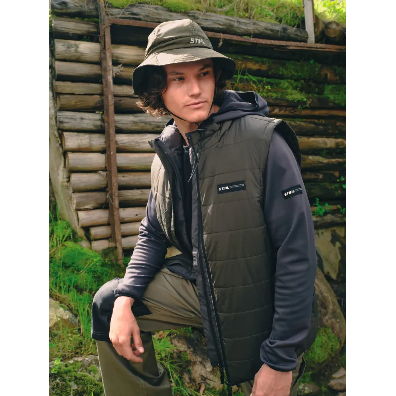 Veste sans manches CASUAL verte