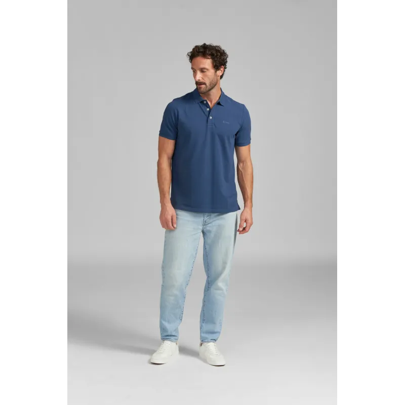 Polo BASIC bleu Homme