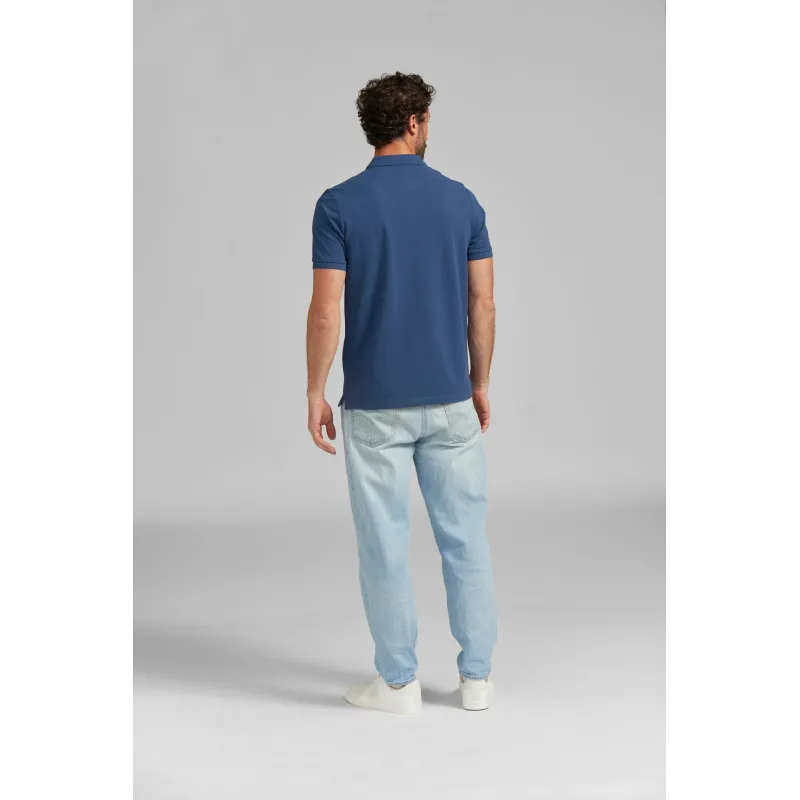 Polo BASIC bleu Homme