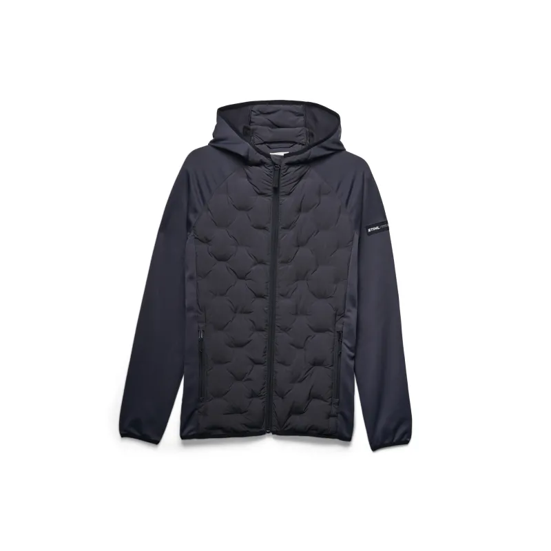 Veste HYBRID HOOD grise homme