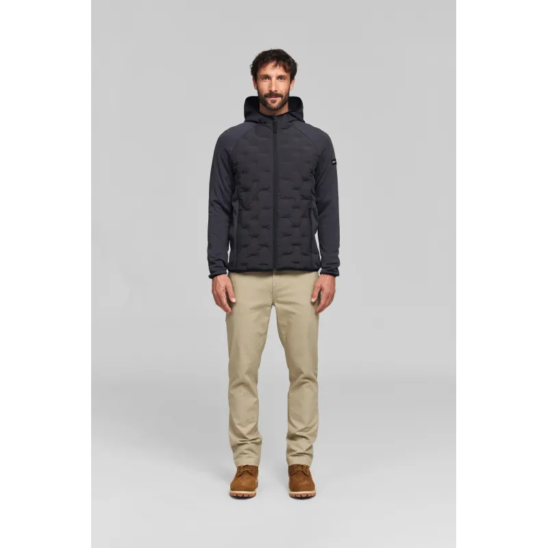 Veste HYBRID HOOD grise homme