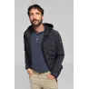 Veste HYBRID HOOD grise homme