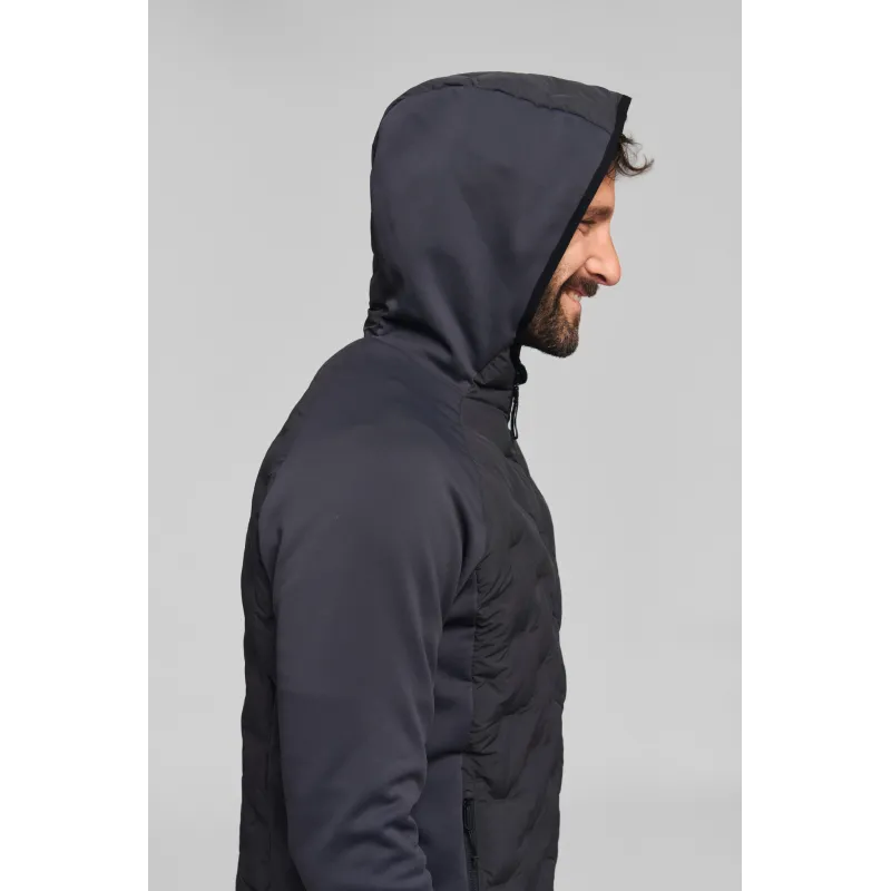 Veste HYBRID HOOD grise homme