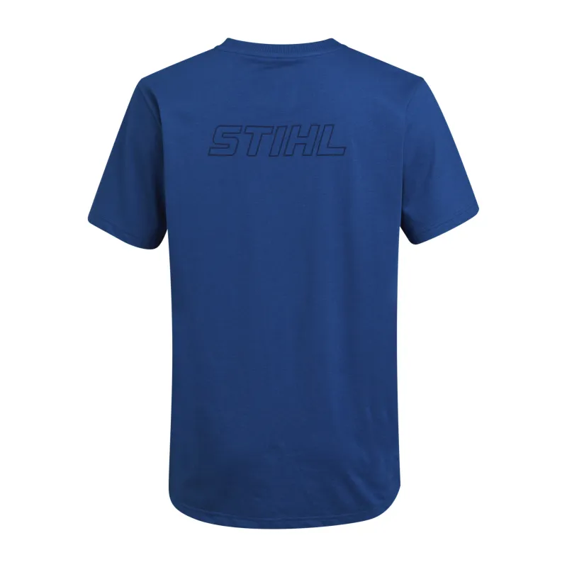 T-shirt "LOGO" bleu Homme