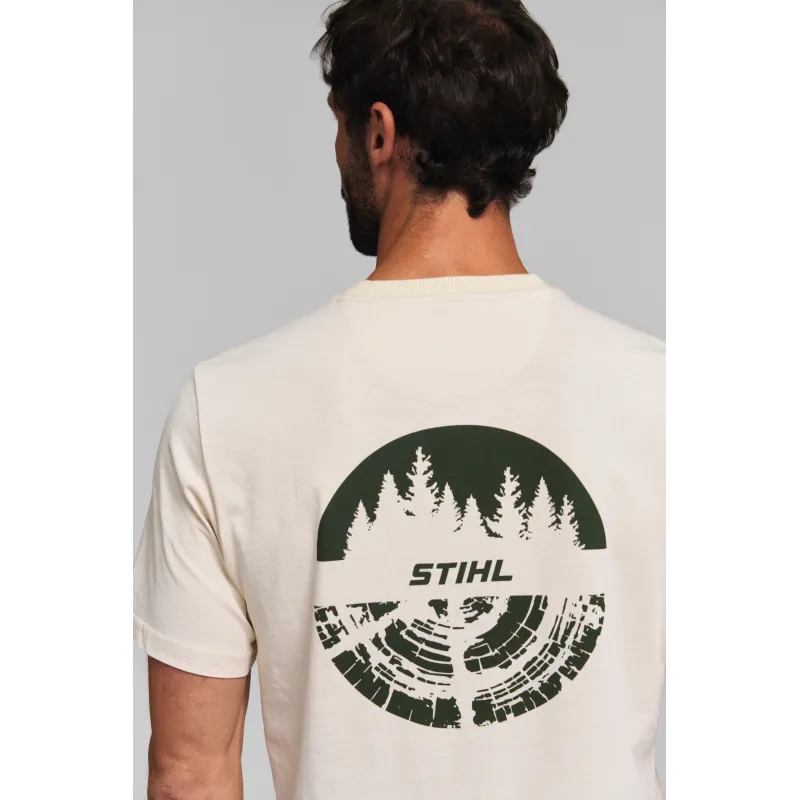 T-shirt TREE CIRCLE beige Homme