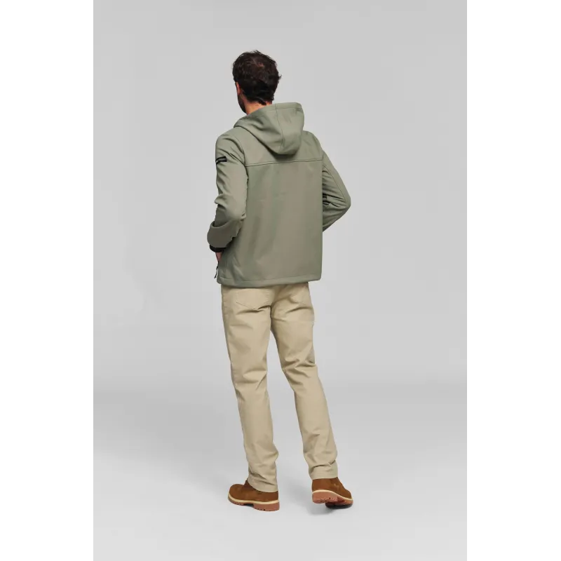 Veste softshell CASUAL verte