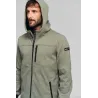 Veste softshell CASUAL verte