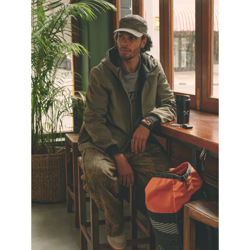 Veste softshell CASUAL verte