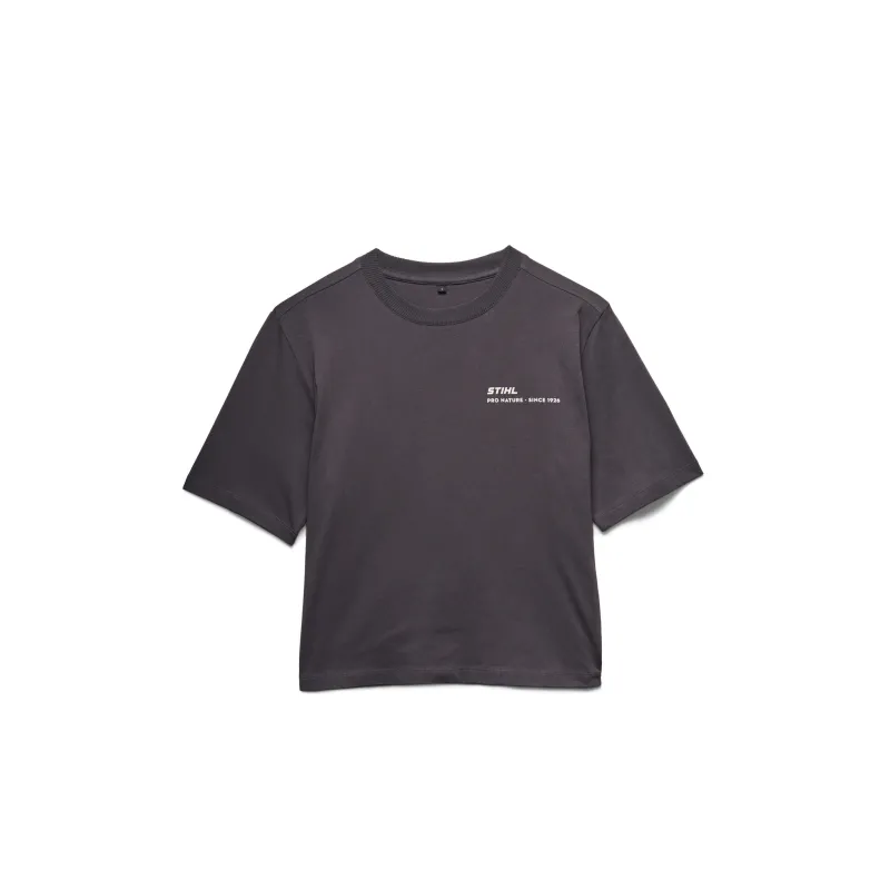 T-shirt TREE CIRCLE gris Femme