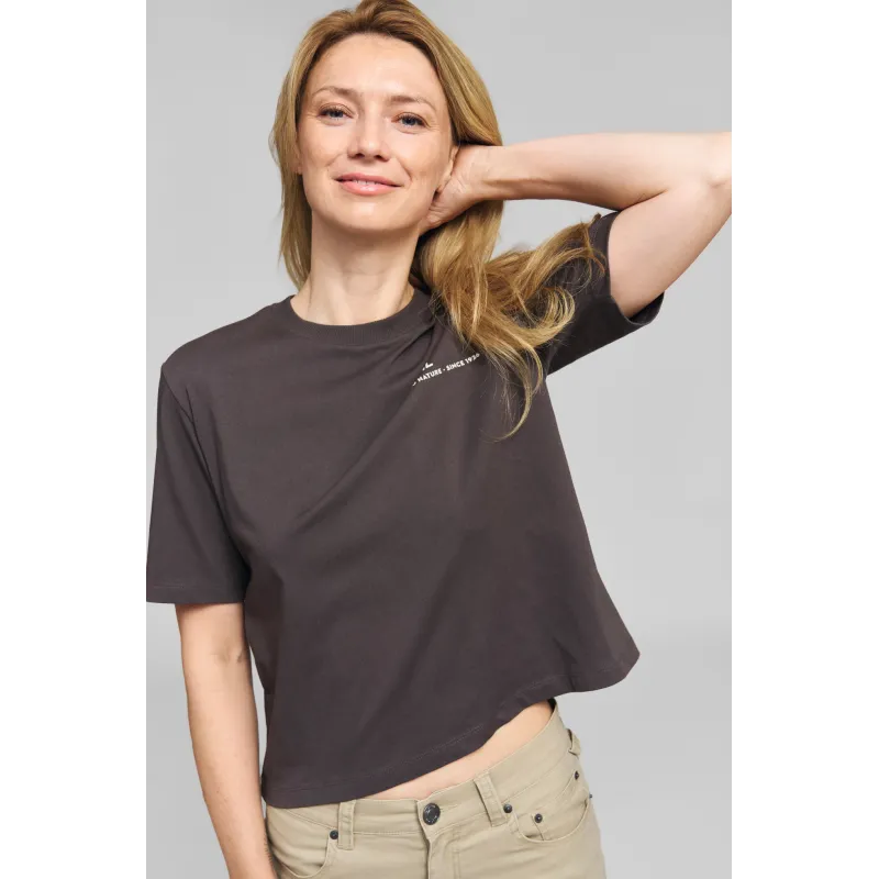 T-shirt TREE CIRCLE gris Femme