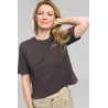 T-shirt TREE CIRCLE gris Femme