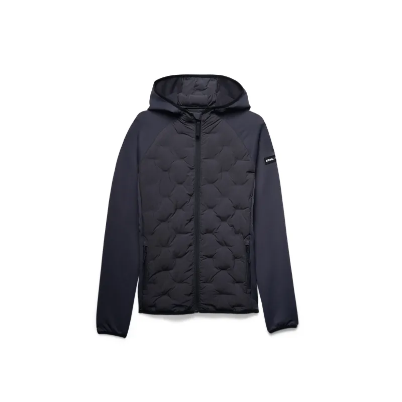 Veste HYBRID HOOD grise femme
