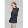 Veste HYBRID HOOD grise femme