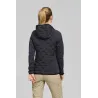 Veste HYBRID HOOD grise femme