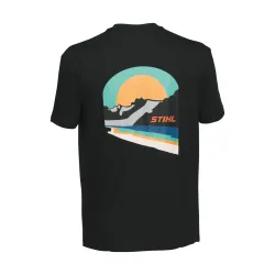 T-shirt SUNSET noir Homme STIHL