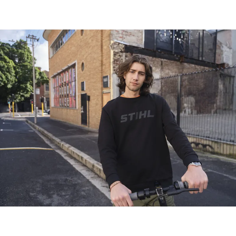 Sweat "LOGO" noir Unisexe