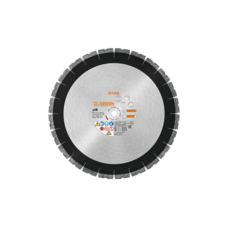 Disque à découper diamanté Ø 300mm SB90N