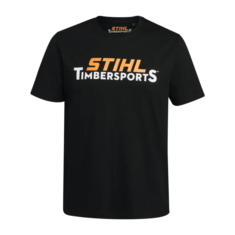 T-shirt Timbersports® noir Unisexe