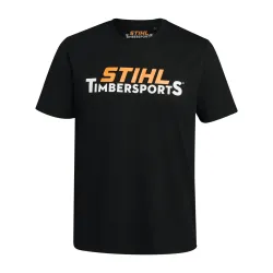 T-shirt Timbersports® noir Unisexe STIHL