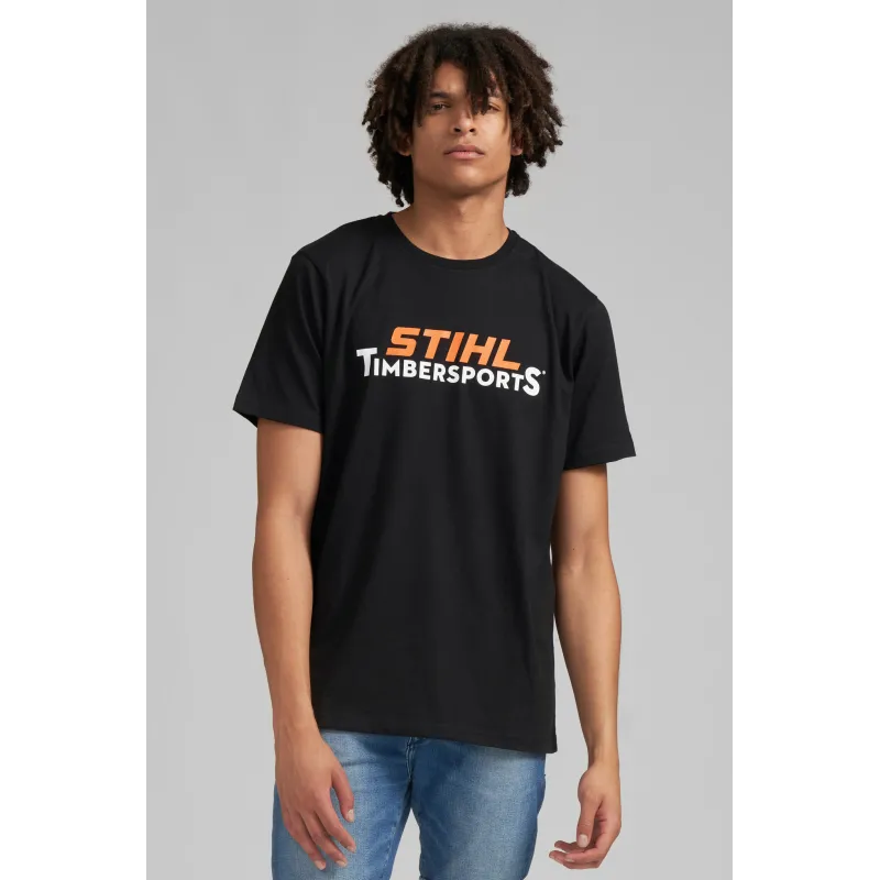 T-shirt Timbersports® noir Unisexe