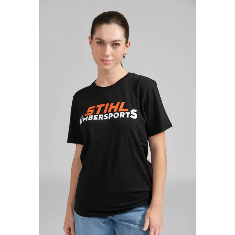 T-shirt Timbersports® noir Unisexe
