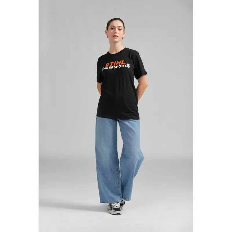 T-shirt Timbersports® noir Unisexe